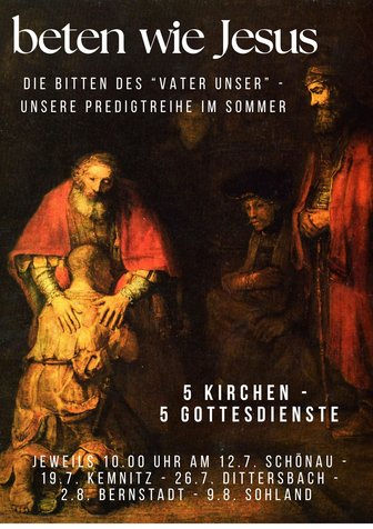 beten wie Jesus - Predigtreihe im Sommer