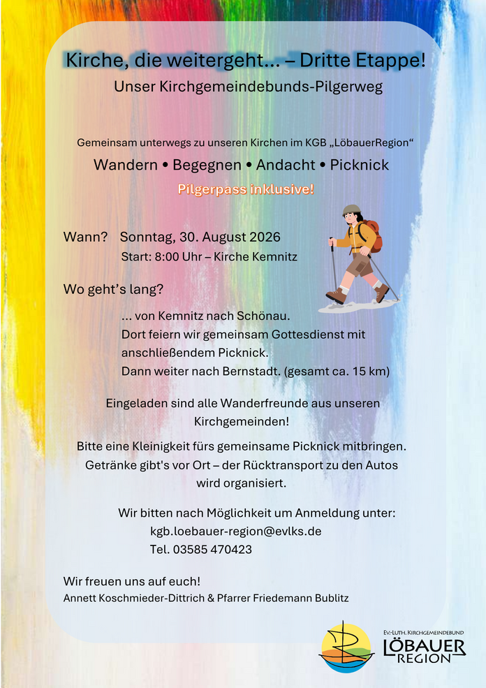 Pilgerwanderung am 30.08.